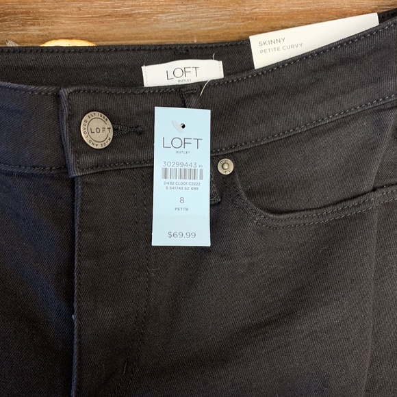 Loft Denim - NWT Loft Women's Black Jeans, size 8 (fits like 6)